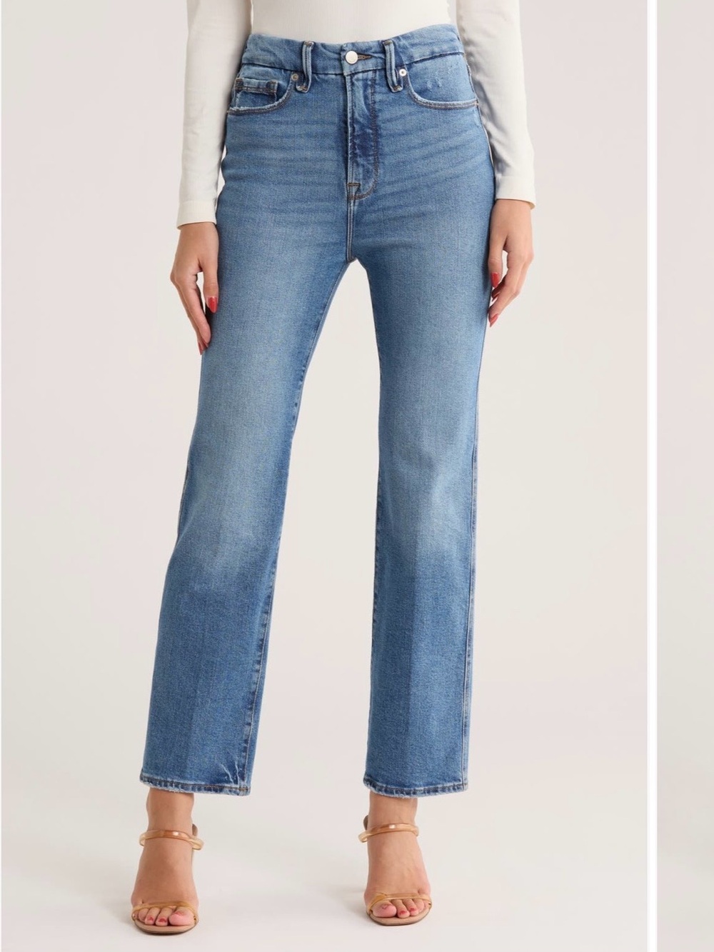 Good Curve Straight Leg Jeans - Blue